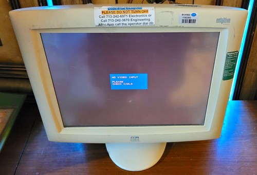 Entuitive crt monitor - 17, in